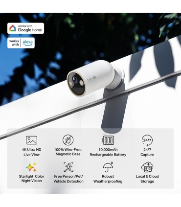 TP-LINK WRL CAMERA 8MP BATTERY-POWERED/TAPO C460 