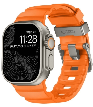 Tech-Protect kellarihm Motion Apple Watch 44/45/46/49mm, signal orange