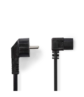 Nedis toitekaabel PC IEC-320-C13 nurgaga otsik, 2m
