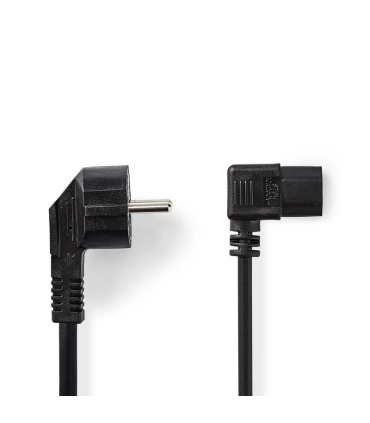 Nedis toitekaabel PC IEC-320-C13 nurgaga otsik, 2m