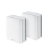 Asus | Tri-band WiFi 7 Smart AiMesh Extendable Router | ZenWiFi BT8 (2pk) | 802.11be | 14000 Mbit/s | Mesh Support Yes | MU-MiMO