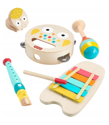 Fisher-Price puidust muusikariistade komplekt 5 osa