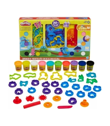 Play-Doh Stamp u0027n Shape voolimiskomplekt 10 värvi+tarvikud
