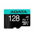 ADATA Premier Pro UHS-I U3 128 GB, micro SDXC, Flash memory class 10, with Adapter