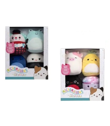 Squishmallows pehme mänguasi Micromallows mini 4tk, 6,5 cm