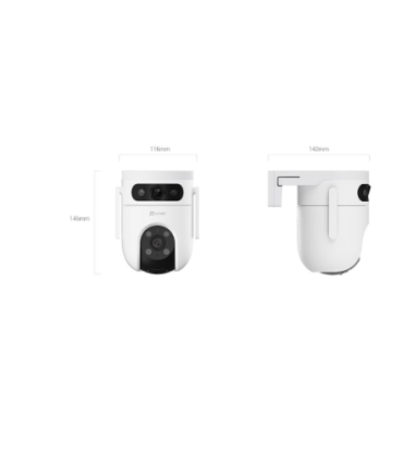 EZVIZ IP Camera CS-H9C (5MP+5MP) 4mm Color night vision,Human/Vehicle detection,Smart tracking iki 8m,Active defense,two way tal