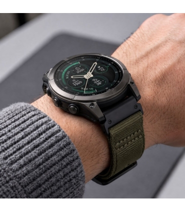 Tech-Protect kellarihm Nylon Classic Garmin fenix 51mm, roheline