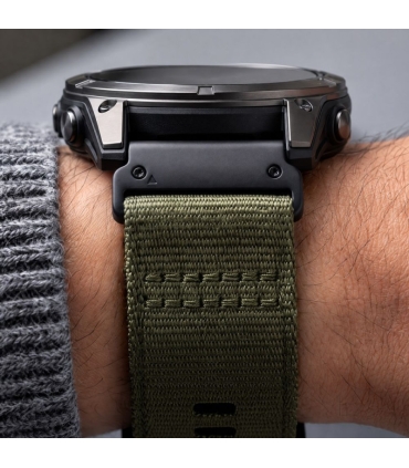 Tech-Protect kellarihm Nylon Classic Garmin fenix 51mm, roheline