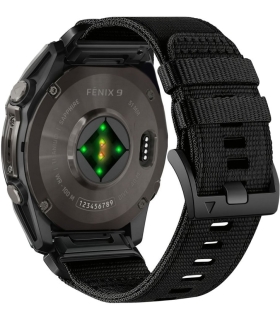 Tech-Protect kellarihm Nylon Classic Garmin fenix 47mm, must