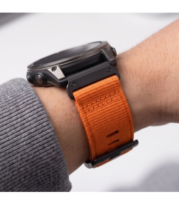 Tech-Protect kellarihm Nylon Classic Garmin fenix 47mm, oranž