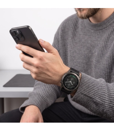 Tech-Protect kellarihm Nylon Classic Garmin fenix 47mm, must