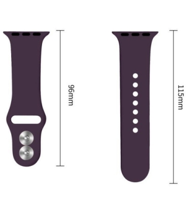 Tech-Protect kellarihm Silicone Apple Watch 40/41/42mm, burgundy
