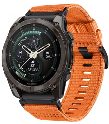 Tech-Protect kellarihm Nylon Classic Garmin fenix 47mm, oranž
