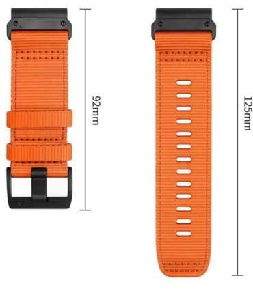 Tech-Protect kellarihm Nylon Classic Garmin fenix 47mm, oranž