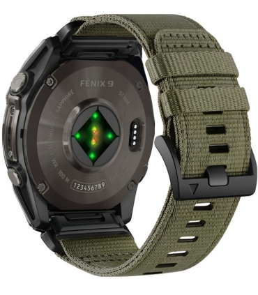 Tech-Protect kellarihm Nylon Classic Garmin fenix 51mm, roheline