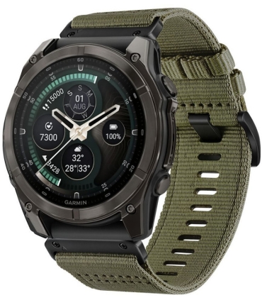 Tech-Protect kellarihm Nylon Classic Garmin fenix 51mm, roheline