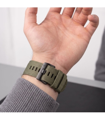 Tech-Protect kellarihm Nylon Classic Garmin fenix 51mm, roheline