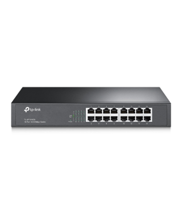TP-LINK | Switch | TL-SF1016DS | Unmanaged | Desktop/Rackmountable | 10/100 Mbps (RJ-45) ports quantity 16 | Power supply type E