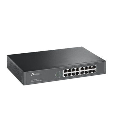 TP-LINK | Switch | TL-SF1016DS | Unmanaged | Desktop/Rackmountable | 10/100 Mbps (RJ-45) ports quantity 16 | Power supply type E