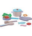 Gerardou0027s Toys puidust söögitegemise komplekt