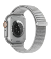 Tech-Protect kellarihm NylonLoop Apple Watch 44/45/46/49mm, helehall
