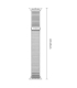 Tech-Protect kellarihm NylonLoop Apple Watch 44/45/46/49mm, helehall