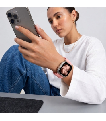 Tech-Protect kellarihm NylonLoop Apple Watch 40/41/42mm, blush pink