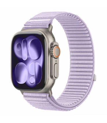 Tech-Protect kellarihm NylonLoop Apple Watch 40/41/42mm, lilla