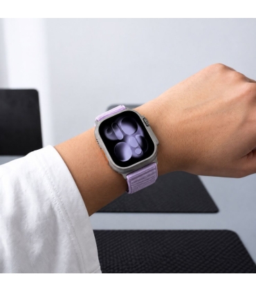 Tech-Protect kellarihm NylonLoop Apple Watch 40/41/42mm, lilla