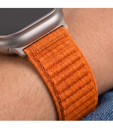Tech-Protect kellarihm NylonLoop Apple Watch 44/45/46/49mm, oranž