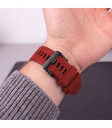Tech-Protect kellarihm Silicone Garmin fenix 51mm, crimson red