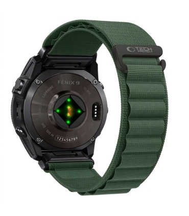 Tech-Protect kellarihm Nylon Pro Garmin fenix 47mm, military green