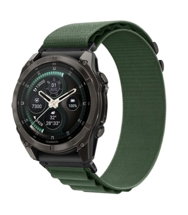 Tech-Protect kellarihm Nylon Pro Garmin fenix 47mm, military green