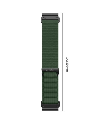 Tech-Protect kellarihm Nylon Pro Garmin fenix 47mm, military green