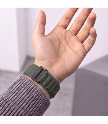 Tech-Protect kellarihm Nylon Pro Garmin fenix 47mm, military green