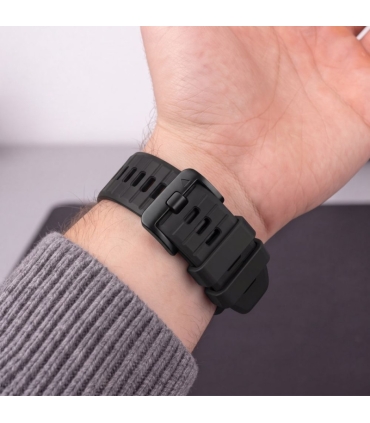 Tech-Protect kellarihm Silicone Garmin fenix 47mm, obsidian black