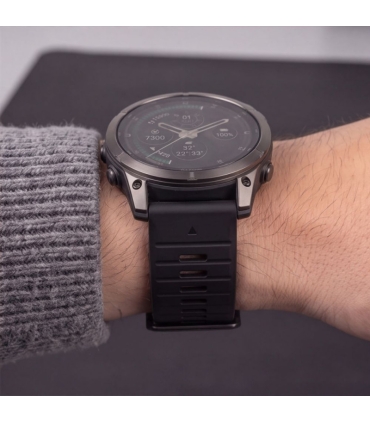 Tech-Protect kellarihm Silicone Garmin fenix 51mm, must