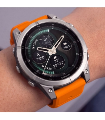 Tech-Protect kellarihm Silicone Garmin fenix 47mm, signal orange