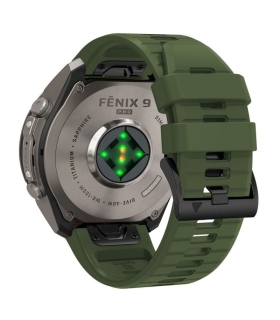 Tech-Protect kellarihm Silicone Garmin fenix 51mm, military green