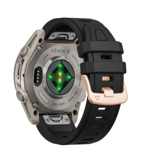 Tech-Protect kellarihm Silicone Garmin fenix 43mm, must