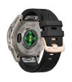 Tech-Protect kellarihm Silicone Garmin fenix 43mm, must