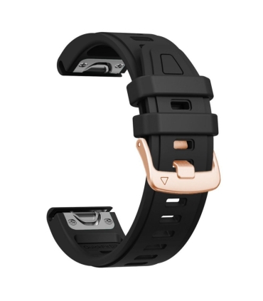 Tech-Protect kellarihm Silicone Garmin fenix 43mm, must