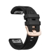 Tech-Protect kellarihm Silicone Garmin fenix 43mm, must