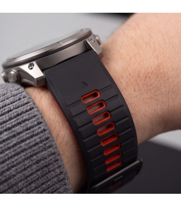 Tech-Protect kellarihm IconBand Pro Garmin fenix 47mm, must/punane