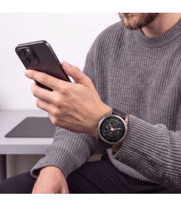 Tech-Protect kellarihm Silicone Garmin fenix 47mm, obsidian black