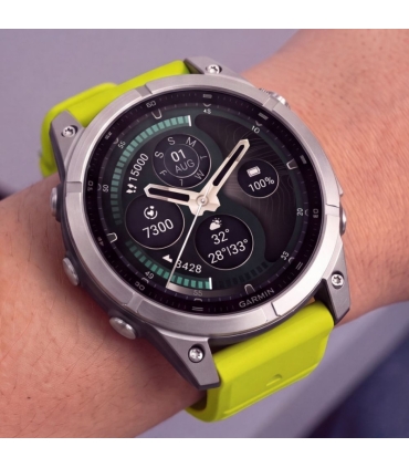 Tech-Protect kellarihm Silicone Garmin fenix 47mm, volt lime