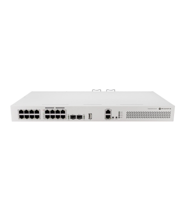 MIKROTIK Switch  CRS418-8P-8G-2S+RM Switch layer L2/L3 Rack mounting Yes Form factor 1U 16xRJ-45 ports RJ-45 Ports Type Gigabit 