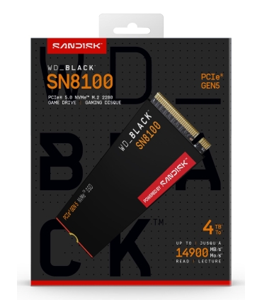 Sandisk 4TB SSD SN8100 WDS400T1X0M-00CMT0