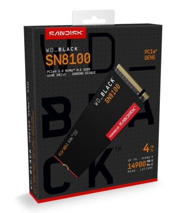 Sandisk 4TB SSD SN8100 WDS400T1X0M-00CMT0