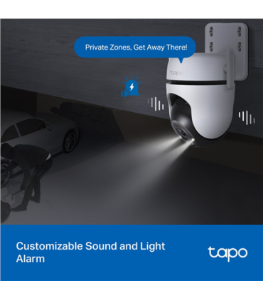 TP-LINK | Pan/Tilt Security Wi-Fi Camera | Tapo C520WS | Dome | 4 MP | 3.18 mm/F1.6 | IP66 | H.264 | MicroSD, up to 512 GB